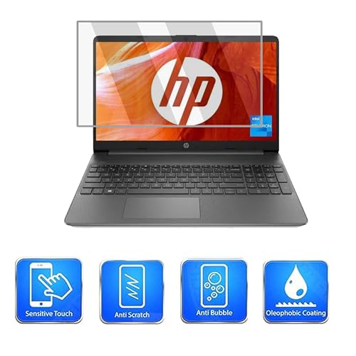 Image of SCREEN PROTECTOR for HP LAPTOP / VICTUS / 15 / 15S / PAVILION15 / 15.6 INCH LAPTOP Display Guard / Aspect Ratio 16:9 / Scratch Resistant / Anti Fingerprint 9H Laptop Accessory [Not Tempered Glass]