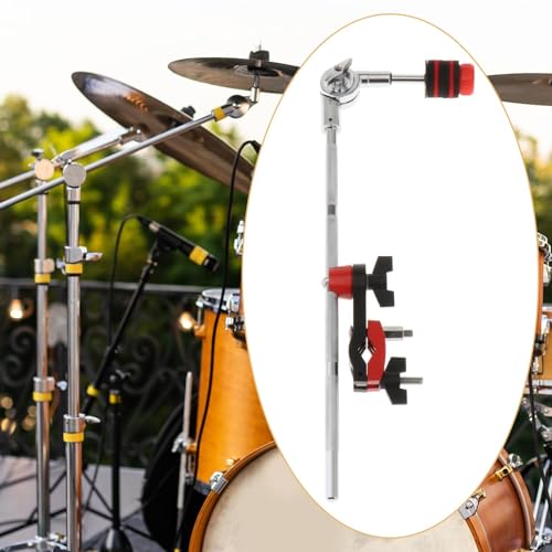 Pince de support batterie et rallonge métallique pour accessoires de percussion - 7