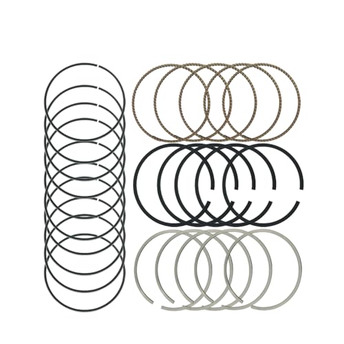 STD Engine Piston Rings Kit Fits for Volvo S40 S60 S80 C30 C70 XC90 2.4L 2.5L L5 B5244S B5254T, Replace 30731512, 31330245, 31330246