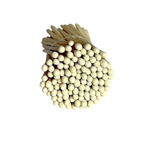 Colored Matches, 3 Inches, 100 per Bundle, 18 Color Options (Ivory)