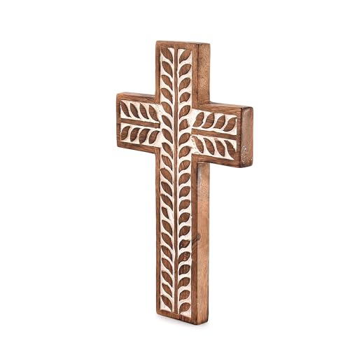 Cruz de madera de mango NIRMAN un regalo de fe y protección para el nuevo hogar 2