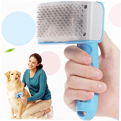 VILLFUL Hundebürste Mit Stachelzähnen Zum Entfilzen Und Entfernen Von Unterwolle Pflegendes Hundegrooming-Tool Mit Rutschfestem Griff Komfortable Pflege Für Hunde Und Welpen
