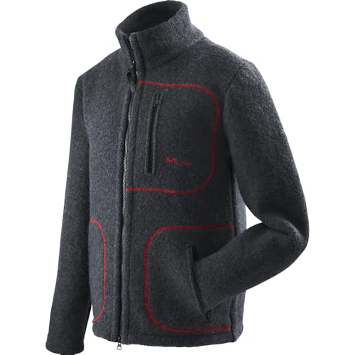Mufflon W100 Mu-Klaas veste haut de gamme en laine bouclée rouge XXXL