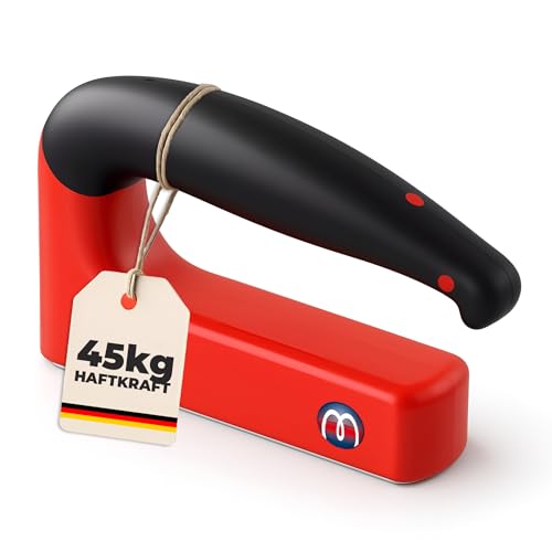 AOMAG Sollevatore Magnetico 100kg - Magnete Con Manico Per Lamiere, Forza 400kg, Antiruggine - Foto 11