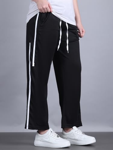 Image of Mack Jonney Striped | Relaxed Fit | Polyster Lycra Trackpant for Women-M01