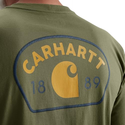 Carhartt Men's 106769 Relaxed Fit Lightweight Short-Sleeve 1889 Graphic T-Shirt3