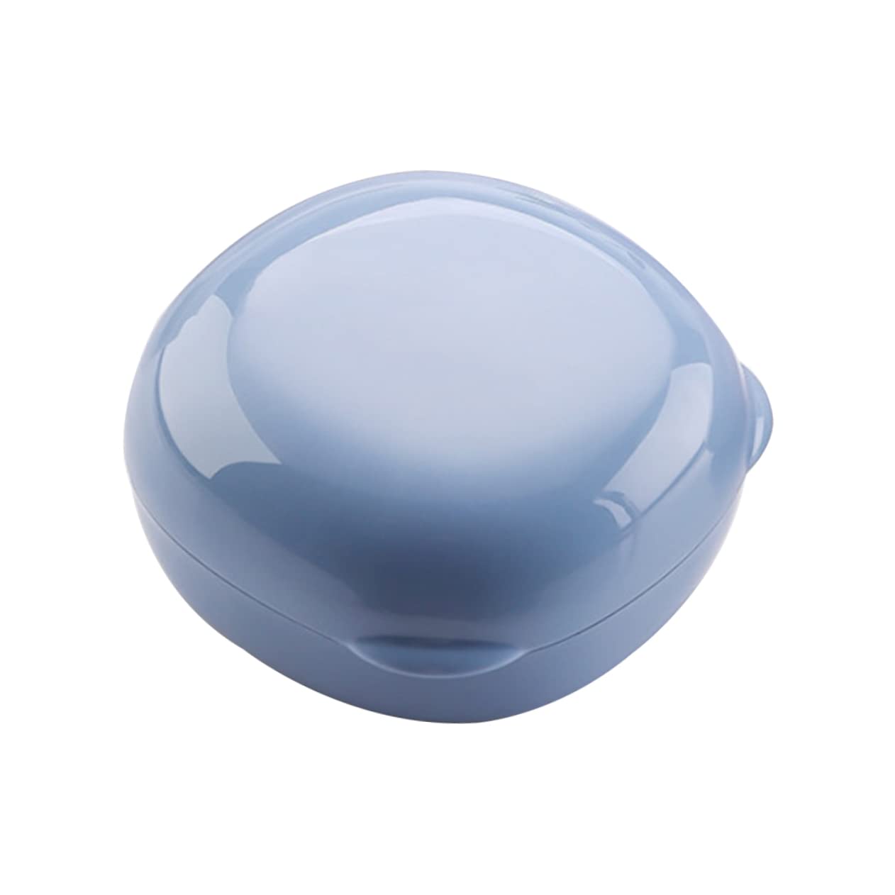 Alipis 1pc Soap Box Containers with Lids, PP Soap Container Dishes Home Case Travel Dish Portable Holder Mini Soap Travel Case Dispenser Blue, 6.8 * 6.8cm