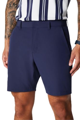 Fabletics Men's Only Short, Everyday Commuter, Lightweight, Liquid Resistant, Secure Pockets, 4-Way-Stretch, Streamlined Fit