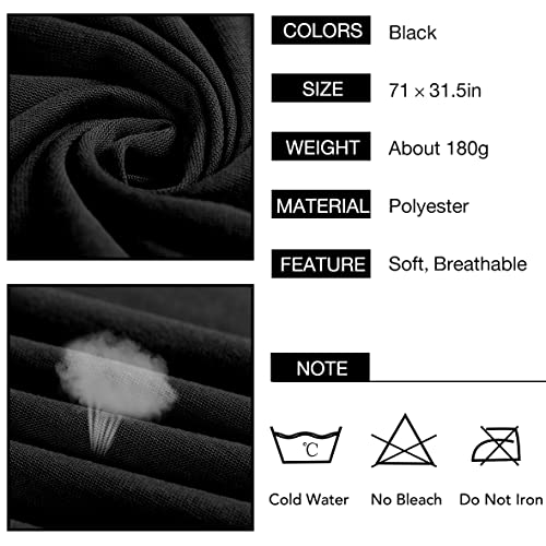 image for Kachanaa Stretch Jersey Turban Head Wraps Long Solid Color African Sha