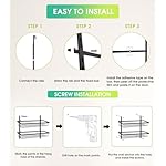 White 9-Tier Over The Door Pantry Organizer, Pantry Organization and Storage, Deep Baskets Hanging Heavy-Duty Metal, Wall Spice Rack Seasoning Shelves for Home & Kitchen, Laundry Room Bathroom - Image 5