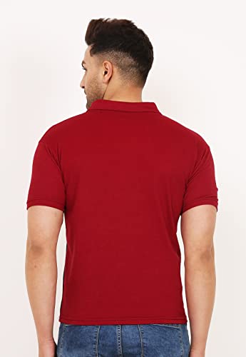 Image of LEOTUDE Men's Regular Fit Round Neck Colorblock T-Shirt for Men (Pack of 2)