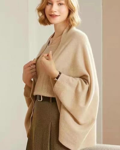 Women's Soft Shawls and Wraps Cashmere Warm Shawl With Sleeves Pashminas Shawl Wrap Lightweight Open Front Poncho 20252