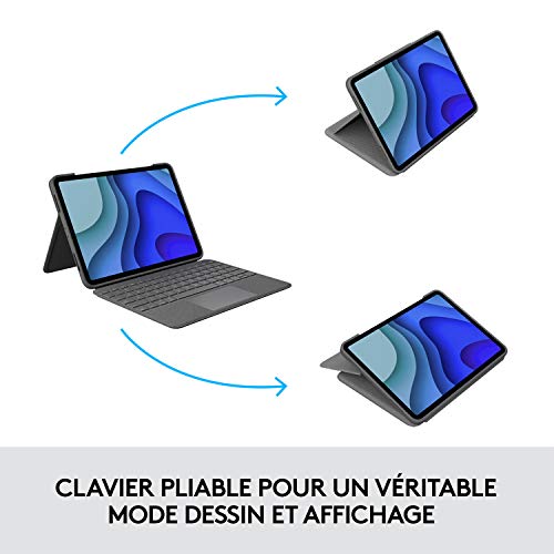 Logitech Folio Touch Étui Clavier avec Trackpad et Smart Connector pour iPad Pro 11 1re 2e 3e 4e génération - vue 10