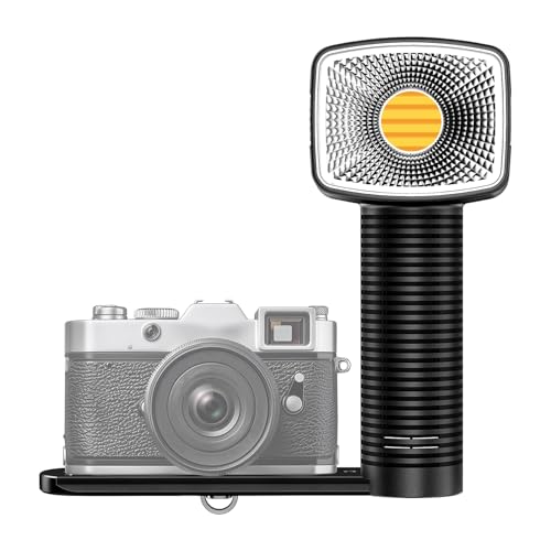 Luz de video retro LENSGO 40SHC bicolor 40W regulable con soporte para camaras DSLR y softbox