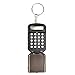 2Pcs Mini Pocket Calculator Key Ring Tiny Small Portable Electronic for Home Students Basic Calculators Office Accessories(Black & Pink)