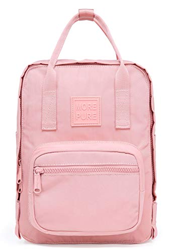 More Pure Mini Kleine Rucksack Geldbörse, Passend für 10-Zoll iPad, 30x22x12.6 cm, Millennial Pink