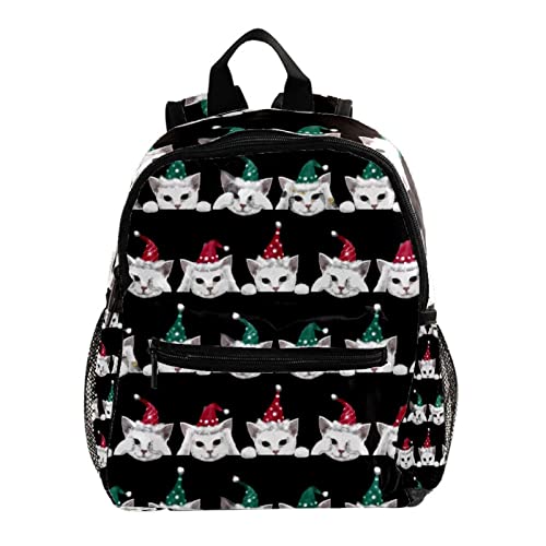 Sac à dos enfants chat de Noël pour les vacances et sorties en famille