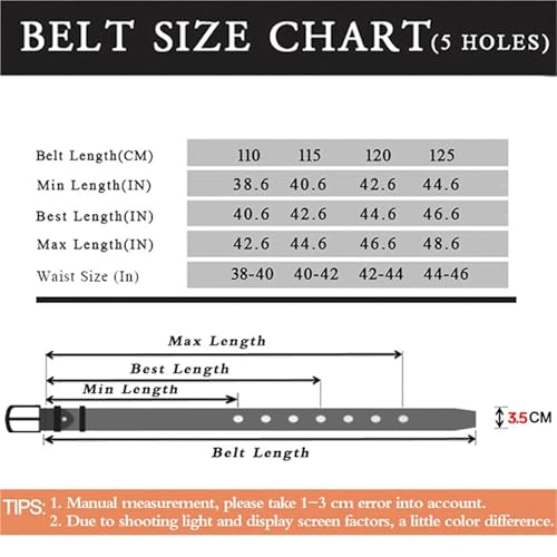 Maikun Men's Casual Belt Black Pin Buckle Student Versatile Leather Wide Belt4