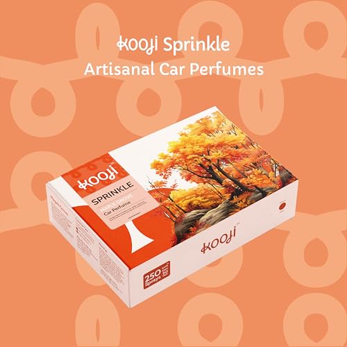 Image of KOOJI Sprinkle - Car & Home Perfumes - Maple Grove 30 ML | Premium Freshener - Maple Syrup, Vanilla, Cedarwood & Cinnamon Blend | Natural & Vegan Ingredients | Long-Lasting Aroma - Up to 60 Days