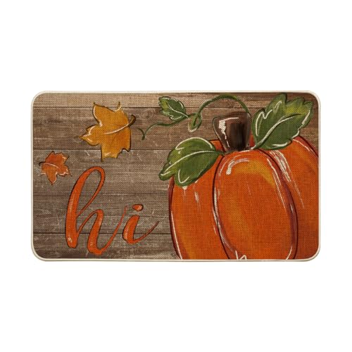 Artoid Mode Wood Hi Pumpkin Fall Doormat, Autumn Home Decor Low-P...