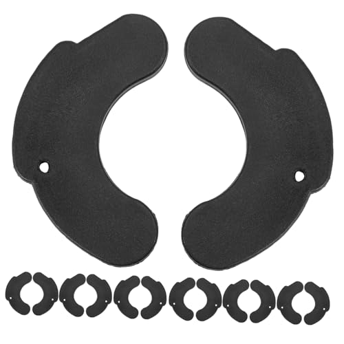 Toddmomy 18pairs Dumbbells Pads Shockproof Cushion for Fitness Equipment Non- Holders to Prevent Rolling and Floor Damage Material for -Term Use