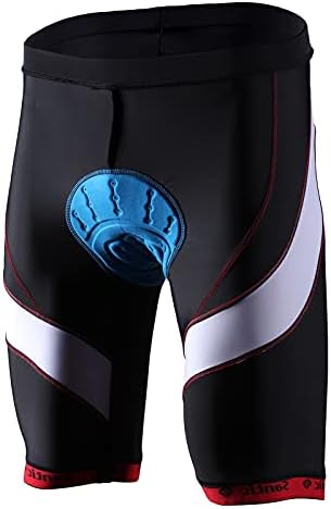 SANTIC Men's Cycling Shorts Biking Bicycle Bike Pants Half Pants 4D Coolmax Padded Bike Shorts - 3