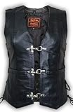 lederweste damen biker Das Innenfutter besteht aus Polyester