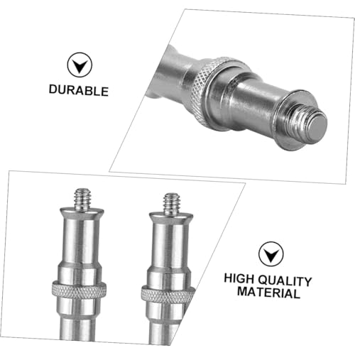 Adaptador de tornillo para trípode que evita la inestabilidad en luces de cámaras 3