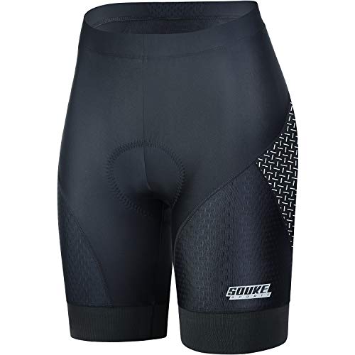 Souke Sports Women's Cycling Shorts 4D Gel