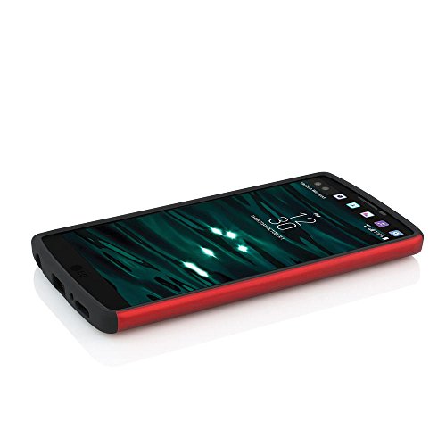 Lg V10 Case, Incipio [Hard Shell] [Dual Layer] Dualpro Case For Lg V10-Iridescent Red/Black #TOP4