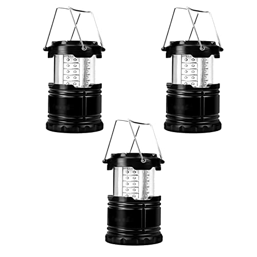 Batteriebetriebene LED Camping Laterne,Dehnbar Notbeleuchtung Camping Laterne,Magnetische Basis und Faltbarer Haken,für Camping Angeln Abenteuer Wandern Notfall Stromausfall (3) Cover