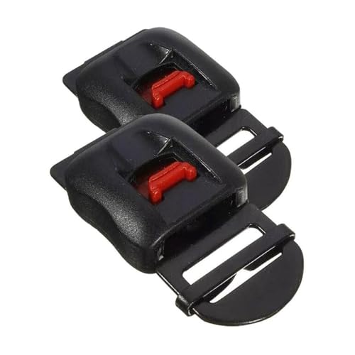 Earthsport Metal Helmet Quick Release Buckle Helmets Chin Strap Adapter Ratcheted Steel Clip Kit for Motorcycle & Bike 2Pack