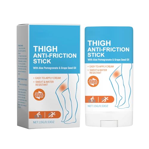 Stick Anti-fricción - Bálsamo Corporal Hidratante De Larga Duración 15g | Barra Prevención Rozaduras Muslo Para Corredores | Crema Anti-rozaduras Para Zonas Íntimas, Antebrazos, Muslos, Running, Surf,