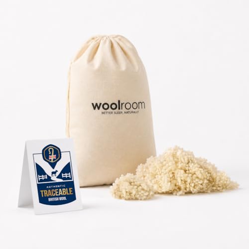 WOOLROOM Extra Wool for Washable Pillows (8.8 oz)