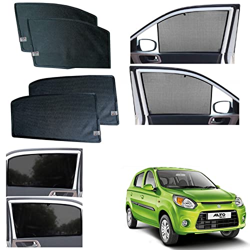 Image of WolkomHome car Fix Curtain Window Shades Half Curtains Sunshade for Alto 800-2016