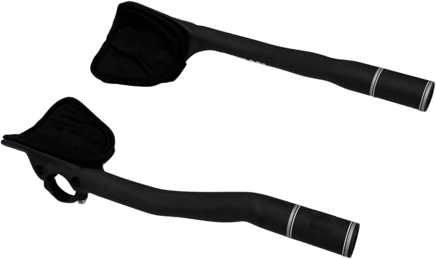 Carbon Fiber Aero Bars for Road Bike, 31.8mm Clip-On Aerobars Triathlon Handlebar Extender, 340mm UD Matte Carbon Aero Bars Bar Ends Aero TT Bar Lightweight TT Handle Bars