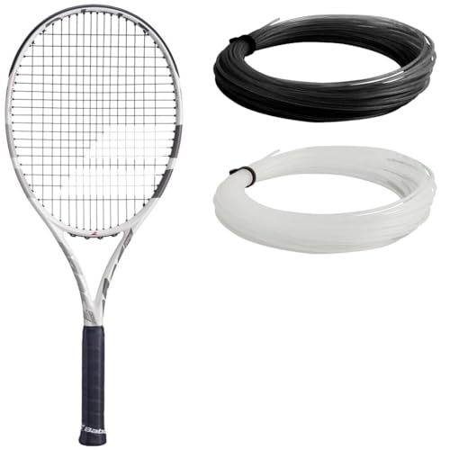 Babolat Boost Wimbledon - Raqueta de tenis con cuerdas, edición limitada, crema/marfil/beige oscuro (agarre de 4 1/4 pulgadas)