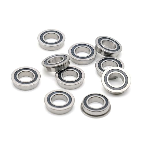 Roulement MF148 2RS 8x14x4 mm à billes avec flasque étanche bleu pour guidage linéaire et axe