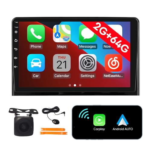 [2G 64G] Android Car Stereo FM Radio Carplay Android Auto 10.1
