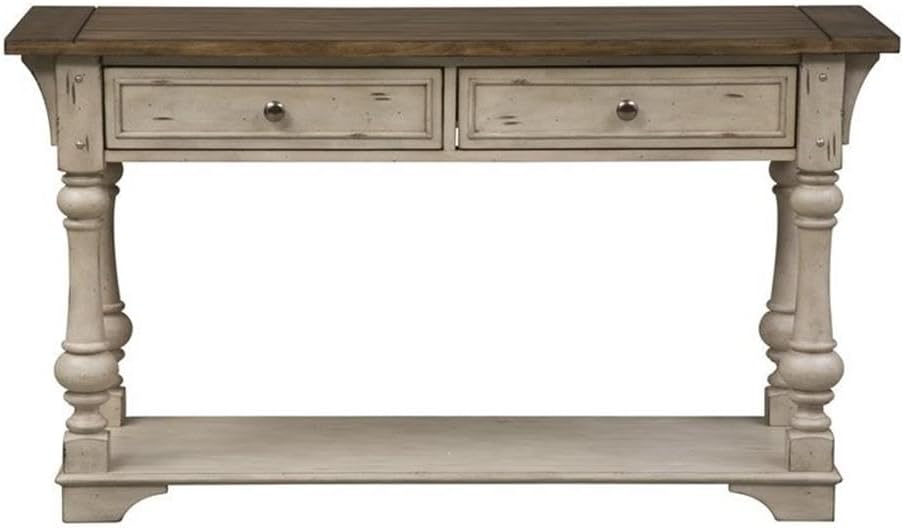 Liberty Furniture Industries Morgan Creek Sofa Table, W52 x D16 x H30, White