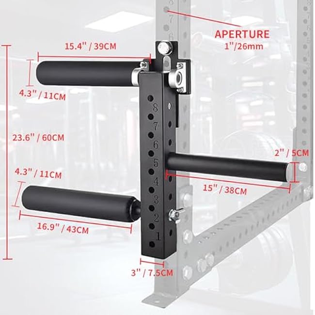 MARLANG Leg Extension and Curl Machine for Power Rack Attachments, Leg Extension Attachment for Home Gym, Leg Curl Attachment for Workout Equipment