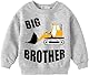 DHASIUE Big Brother Shirt für Kleinkind Baby Boy Big/Lil Bro Ankündigung T-Shirt Grafik Tee Crewneck Long/Short Sleeve Shirt