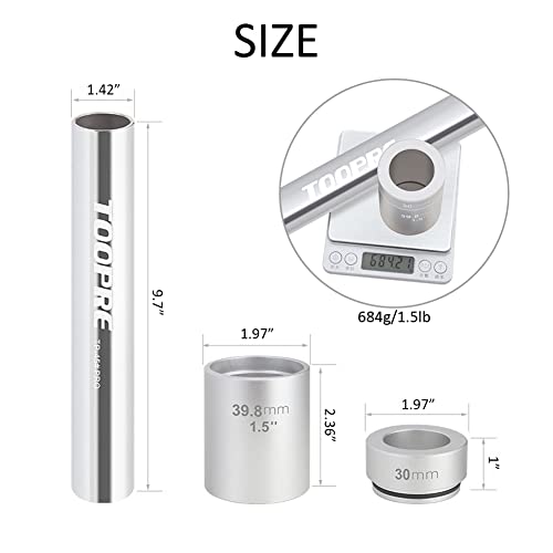 GOLDEAL Bike Front Fork Crown Race Install Tool Kit,Bicycle Front Fork Crown Race Setter, for 1-1/8\"(28.6mm) Normal OD Fork,1-1/4\" Non-Standard Tapered Fork,1-1/2\" Standard Tapered Fork. - Thumbnail 6