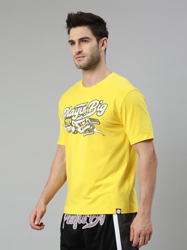 Image of XTEP PlayinBig Basketball Series, Basketball T-Shirts, Topwear, 100% Polyester, Basketball Inspired Style, Loose Fit, Basketbal Chest Print T-Shirt for Men (Multi Color Options)
