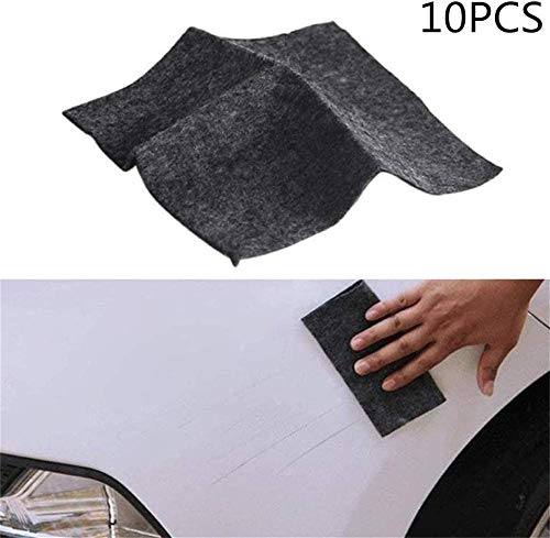 KRY Paño antirrayas Multiusos, paño Resistente a los arañazos del Coche mágico, removedor de remolinos de Pintura de Coche, para Reparar arañazos de Coche Negro