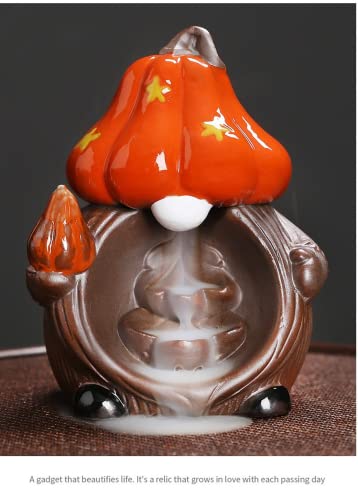 Brûleur d'encens citrouille déco originale à offrir pour un intérieur cosy - 4