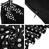 50s Style Dresses for Women Vintage Sleeveless Tie Neck Swing Dress 1950s Polka Dot Dresses Midi Retro Audrey Hepburn Church Tea Party Dress for Cocktail Evening Pin Up Black M #3