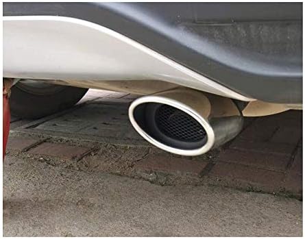 1pcs Silver Stainless Steel Exhaust Tail Rear Muffler Tip Tailpipe Trim For Honda HR-V HRV 2015 2016 2017 2018 2019 2020 2021