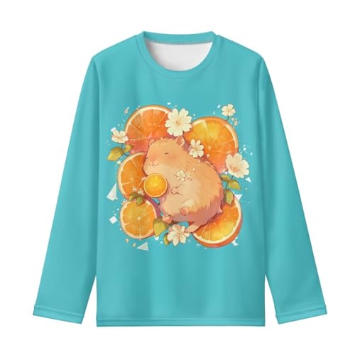 Image of Kids Long Sleeve Shirts for Girls 3-16 Year Old Cute Clothes for Teen Girls Casual Workout Tops
