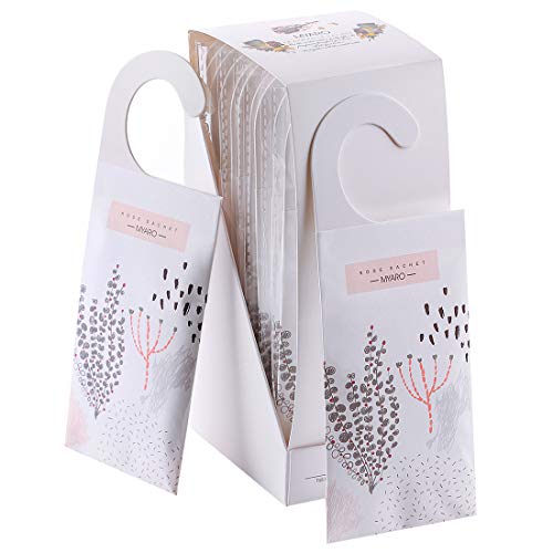 MYARO Large 12 Packs Lavender Scented Sachets for Drawer and Closet with Hanger